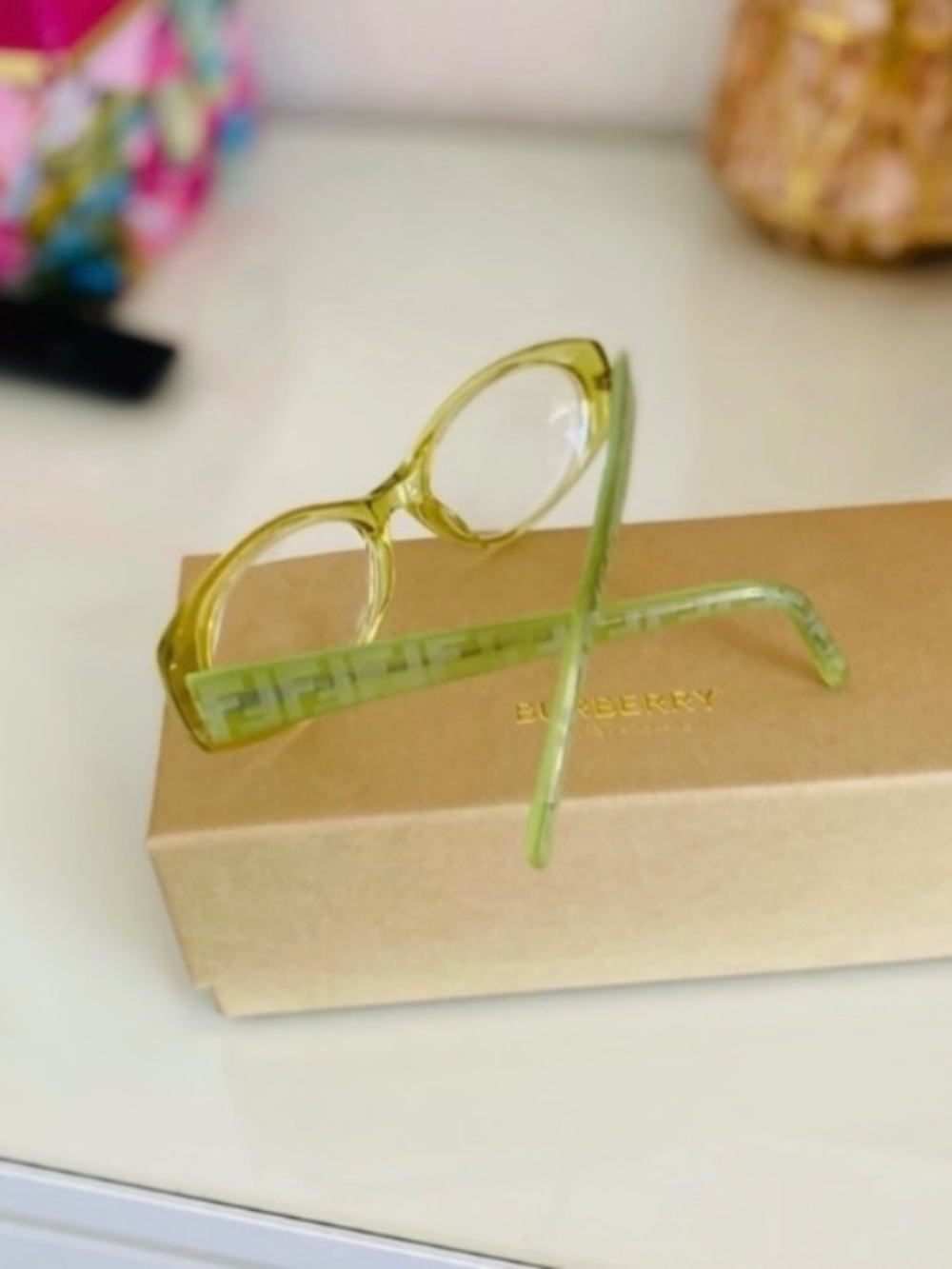 FENDI Kids Olive Green Eyeglasses
